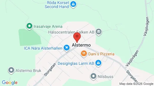 Apartments for rent i Uppvidinge - kort over placeringen