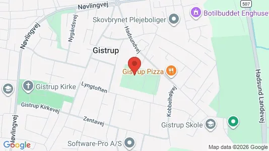 Apartments for rent i Gistrup - kort over placeringen