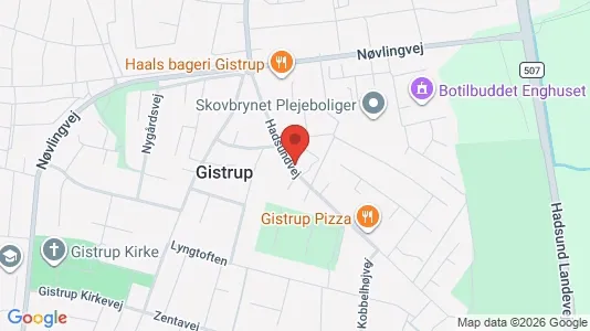 Apartments for rent i Gistrup - kort over placeringen