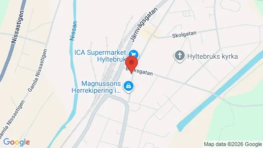 Apartments for rent i Hylte - kort over placeringen