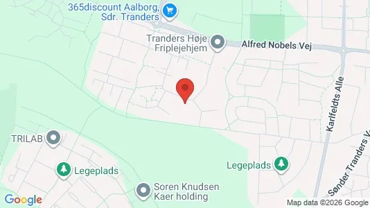 Apartments for rent i Aalborg Øst - kort over placeringen