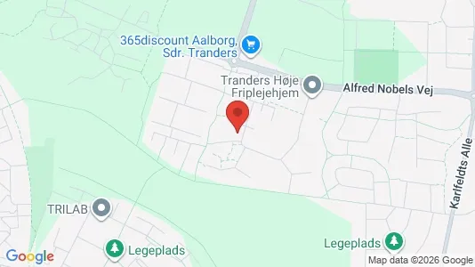 Apartments for rent i Aalborg Øst - kort over placeringen