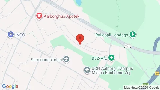 Apartments for rent i Aalborg SØ - kort over placeringen