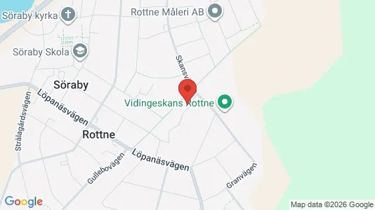 Apartments for rent i Växjö - kort over placeringen
