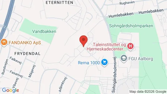 Apartments for rent i Aalborg Center - kort over placeringen