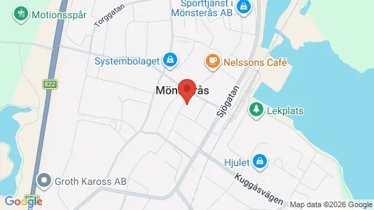 Apartments for rent i Mönsterås - kort over placeringen