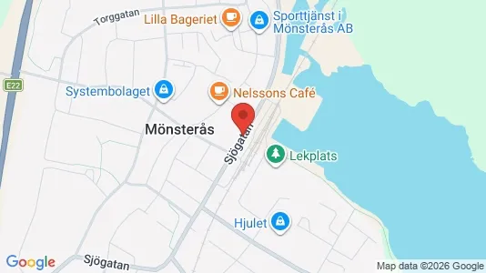 Apartments for rent i Mönsterås - kort over placeringen