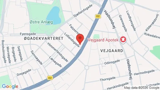 Apartments for rent i Aalborg Center - kort over placeringen