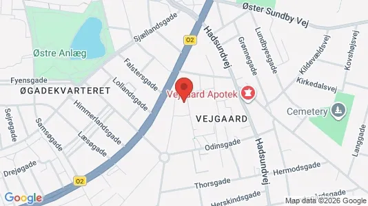 Apartments for rent i Aalborg Center - kort over placeringen