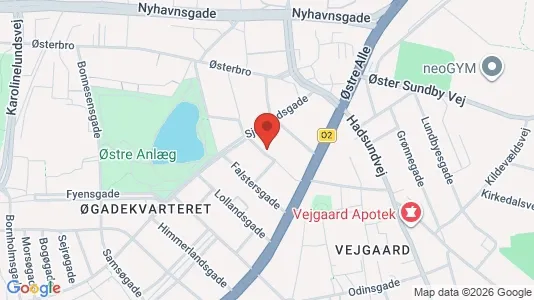 Apartments for rent i Aalborg Center - kort over placeringen