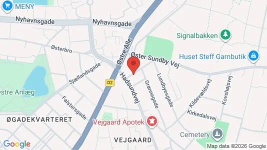 Apartments for rent i Aalborg Center - kort over placeringen