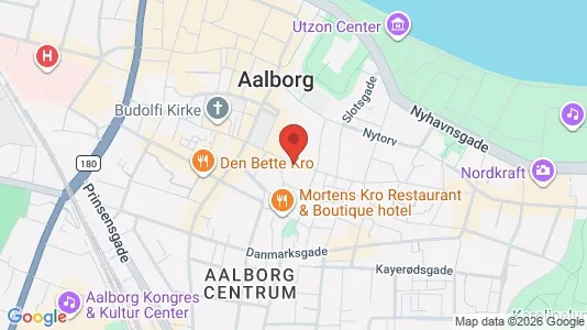 Apartments for rent i Aalborg Center - kort over placeringen