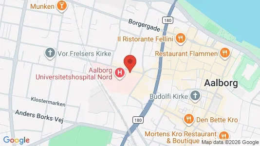 Apartments for rent i Aalborg Center - kort over placeringen
