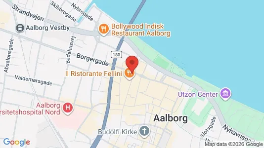 Apartments for rent i Aalborg Center - kort over placeringen