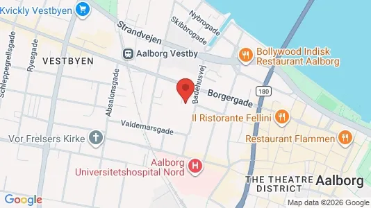 Apartments for rent i Aalborg Center - kort over placeringen
