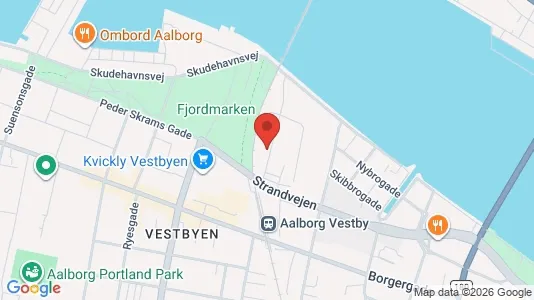 Apartments for rent i Aalborg Center - kort over placeringen