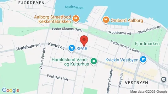Apartments for rent i Aalborg Center - kort over placeringen