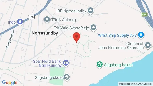 Apartments for rent i Nørresundby - kort over placeringen