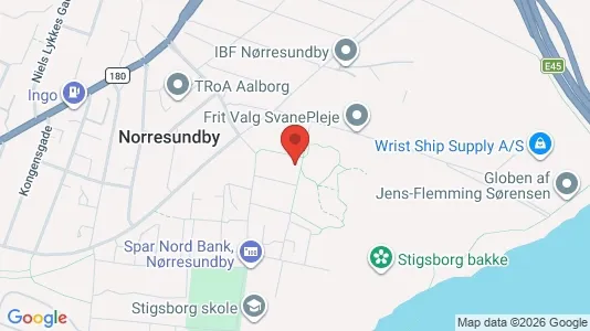 Apartments for rent i Nørresundby - kort over placeringen