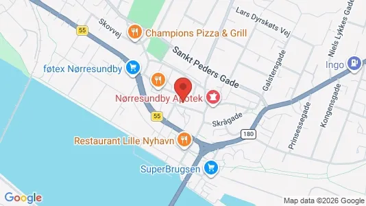 Apartments for rent i Nørresundby - kort over placeringen