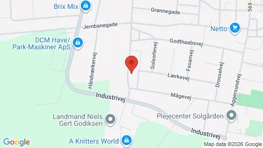 Apartments for rent i Fjerritslev - kort over placeringen
