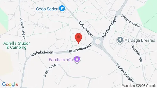 Apartments for rent i Varberg - kort over placeringen