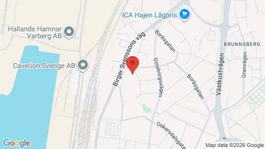 Apartments for rent i Varberg - kort over placeringen