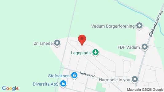 Apartments for rent i Vadum - kort over placeringen