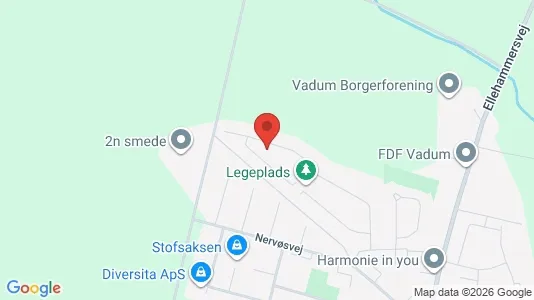 Apartments for rent i Vadum - kort over placeringen