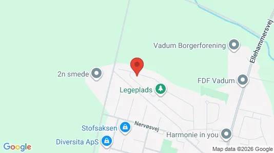 Apartments for rent i Vadum - kort over placeringen