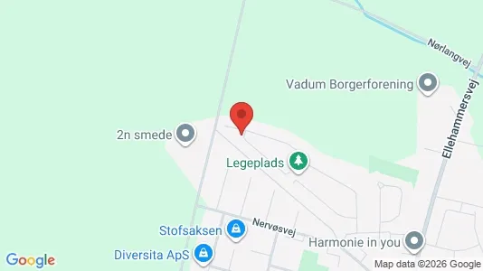 Apartments for rent i Vadum - kort over placeringen