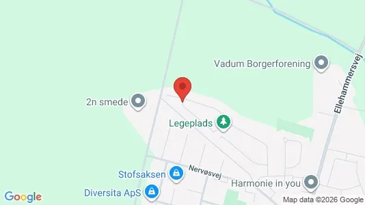 Apartments for rent i Vadum - kort over placeringen