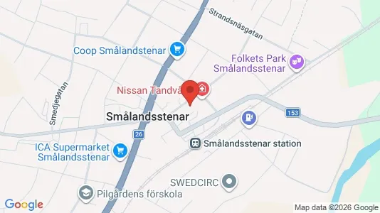 Apartments for rent i Gislaved - kort over placeringen