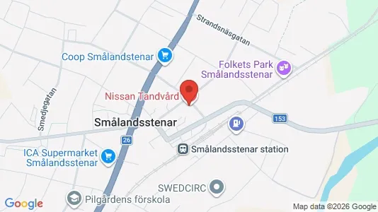 Apartments for rent i Gislaved - kort over placeringen
