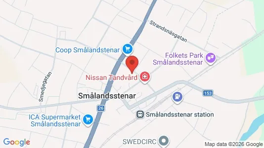 Apartments for rent i Gislaved - kort over placeringen