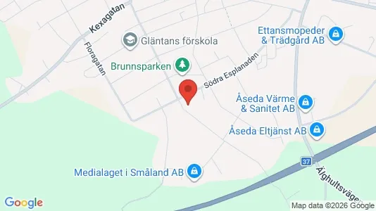 Apartments for rent i Uppvidinge - kort over placeringen
