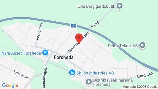 Apartments for rent i Värnamo - kort over placeringen