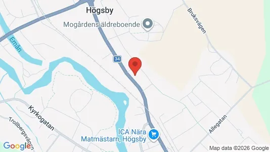 Apartments for rent i Kalmar - kort over placeringen