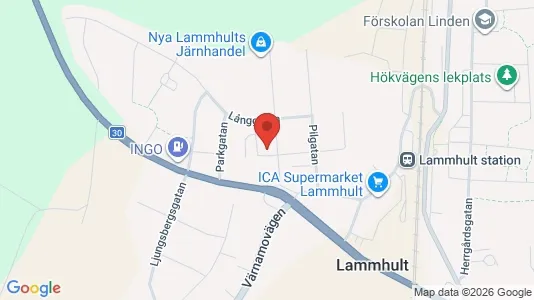 Apartments for rent i Växjö - kort over placeringen