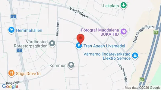 Apartments for rent i Värnamo - kort over placeringen