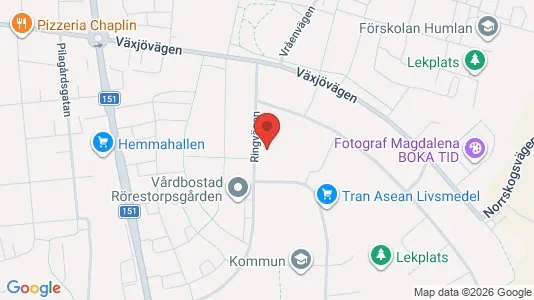 Apartments for rent i Värnamo - kort over placeringen