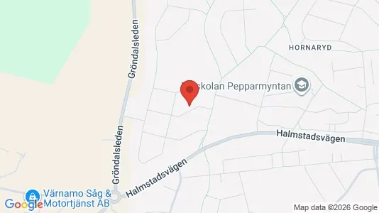 Apartments for rent i Värnamo - kort over placeringen