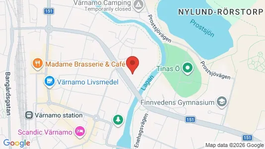 Apartments for rent i Värnamo - kort over placeringen