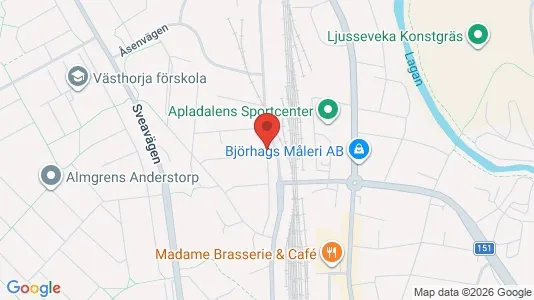 Apartments for rent i Värnamo - kort over placeringen