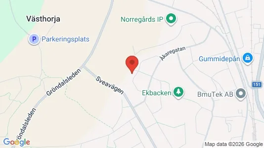Apartments for rent i Värnamo - kort over placeringen