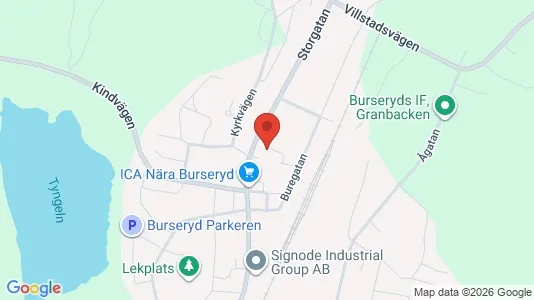 Apartments for rent i Gislaved - kort over placeringen
