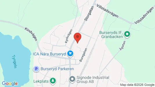Apartments for rent i Gislaved - kort over placeringen