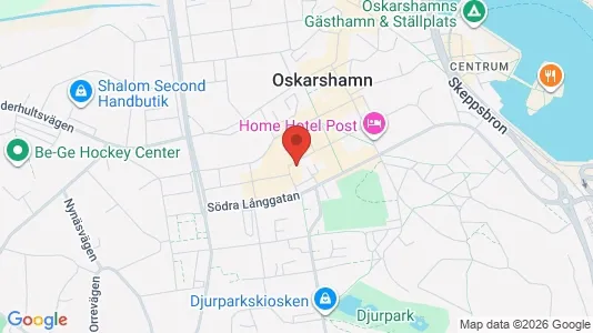 Apartments for rent i Oskarshamn - kort over placeringen