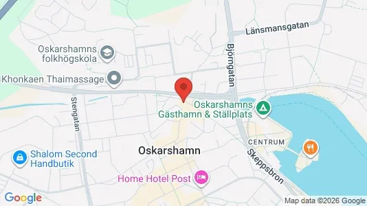 Apartments for rent i Oskarshamn - kort over placeringen