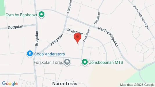 Apartments for rent i Gislaved - kort over placeringen